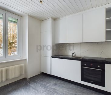 Appartement 4.5 Pièces fraichement rénové à Tramelan Vue Montagne &... - Photo 3