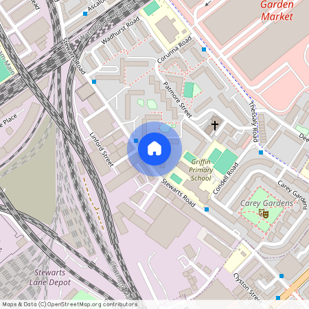 Stewarts Road, SW8, Vauxhall, London, SW8