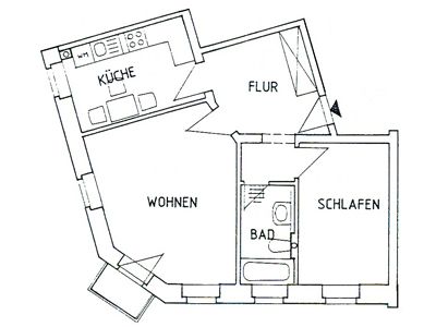 Wohnung in Gera-Pforten - Foto 4