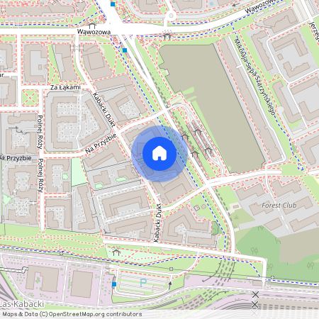 Warszawa, Ursynów, Kabaty, Kabacki, Dukt