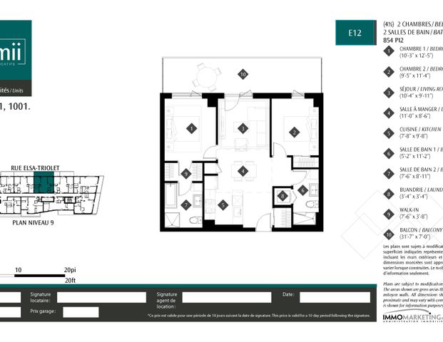 Appartements de luxe4½ à louer - Photo 1