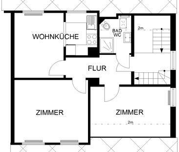 2-Zimmer Wohnung in Haspe-Kipper - Photo 2