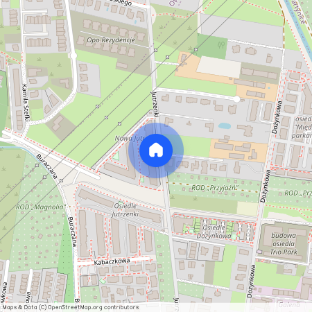 ul. Jutrzenki, Klecina, Krzyki, Wrocław, dolnośląskie