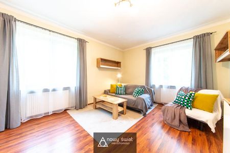 Kawalerka, oddzielna kuchnia, piwnica, dużo zieleni, blisko tramwaj // Studio apartment, separate kitchen, nice neighborhoud - Zdjęcie 5