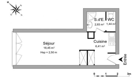 Location Appartement 1 pièce 29m² ANGERS 49100 - Photo 5