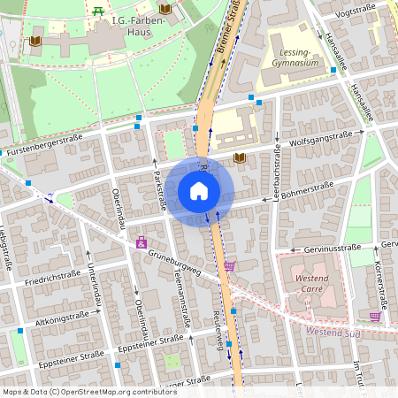 Böhmerstraße 48, 60322 Frankfurt am Main - Nordend