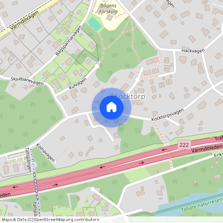 Kocktorpsvägen, Saltsjö-Boo