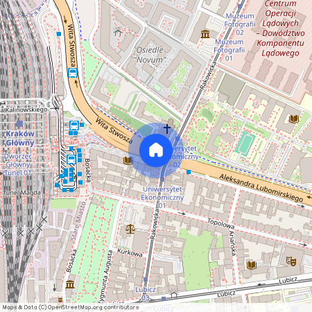 ul. Aleksandra Lubomirskiego, Wesoła Zachód, Stare Miasto, Kraków, małopolskie