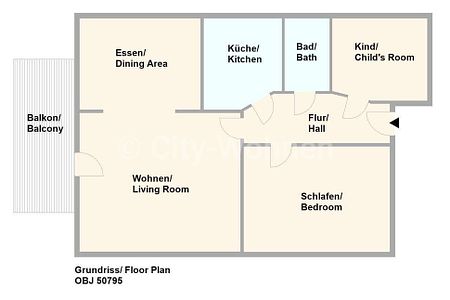 Möblierte 3-Zimmer Wohnung mit Balkon in ruhiger Lage in Hamburg-Harburg - Photo 3