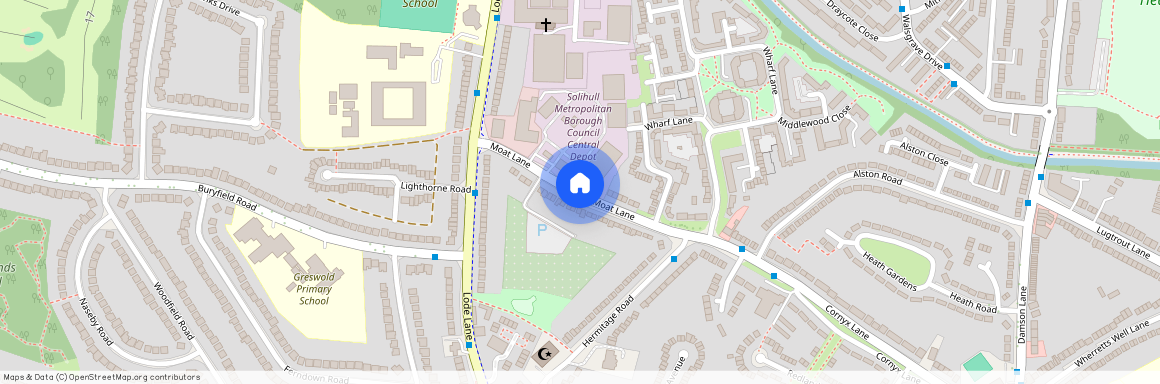 Moat Lane, Solihull, West Midlands, B91