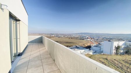 Neubau Erstbezug Sonnige Drei Zimmer Wohnung mit geräumiger Außenfläche und Fernblick - Foto 2