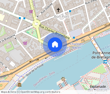 Appartement de 100m² avec vue Loire Quai de la Fosse, Nantes - Photo 1