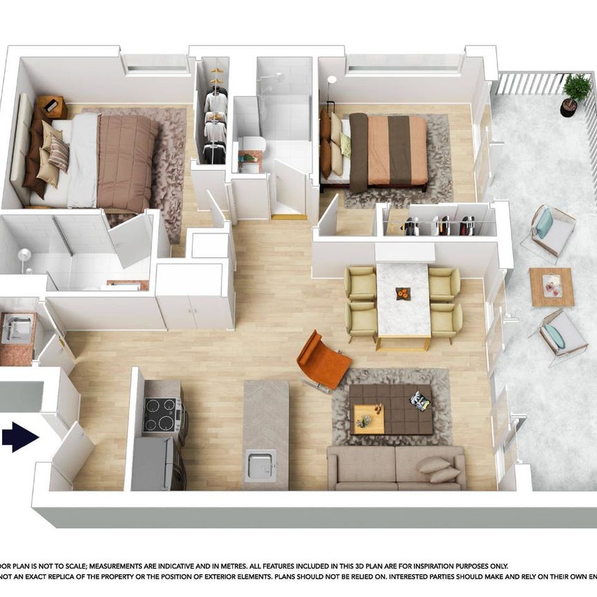 Modern 2-Bedroom Apartment with Stunning City Views - Photo 1