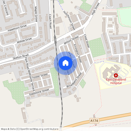 Railway Terrace, Brotton, Saltburn-by-the-Sea, North Yorkshire, TS12
