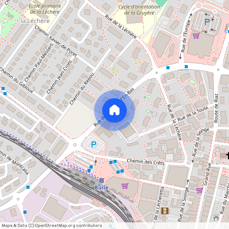 Rue du Château d'Enbas 31, 1630 Bulle, Suisse