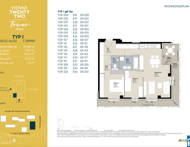 Wohnen über den Dächern Wiens – TOWER HOMES - Photo 1
