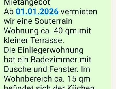 Souterrain Wohnung in Sankt Augustin-Niederpleis - Photo 1