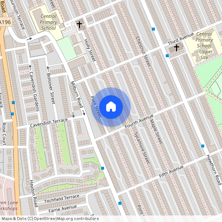 2 bed terraced house to rent in NE63