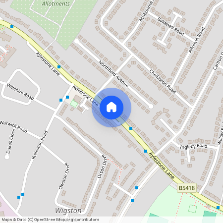 Aylestone Lane, Wigston, LE18