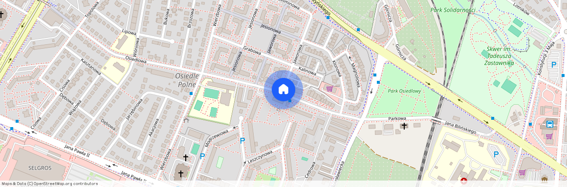 ul. Parkowa, Lubin, lubiński, dolnośląskie