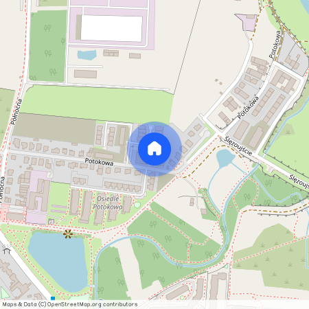 ul. Potokowa, Maślice, Fabryczna, Wrocław, dolnośląskie