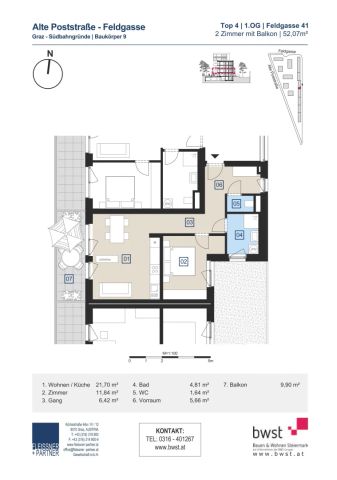 Neuwertige 2 Zimmer Genossenschaftswohnung - unbefristeter Mietvertrag - Wohnung wird gerade saniert! - Photo 4
