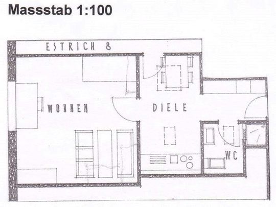 Hübsche 1 ½-Zi.-Dach-Wohnung - Photo 1