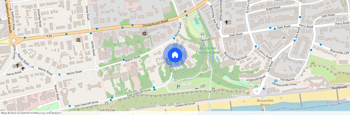 2 Bed Flat on Manor Road with Sea views