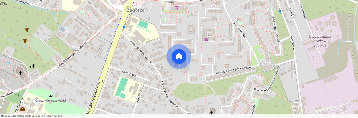 ul. Romana Dmowskiego, Zagórze Północ, Sosnowiec, śląskie