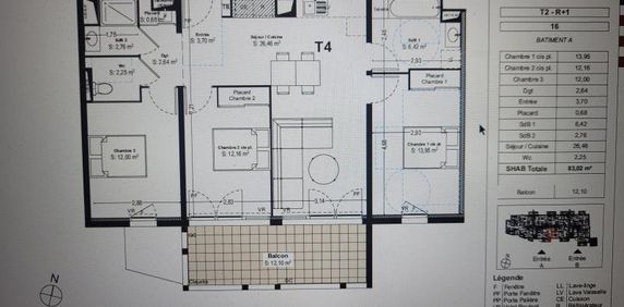 SANS FRAIS - T4 - 84 M² - MARIGNANE - Résidence récente et sécurisée . TERRASSE - E23310016L - Photo 2