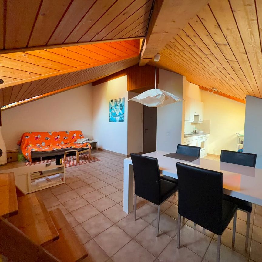 Bellinzona – Centralissimo 2.5 locali con ascensore e soffitti in legno a vista - Photo 1