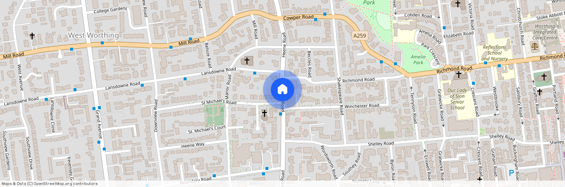 Heene Road, Worthing, West Sussex