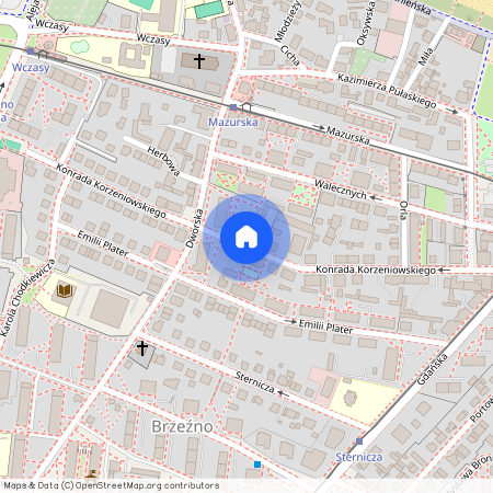 ul. Konrada Korzeniowskiego, Brzeźno, Gdańsk, pomorskie