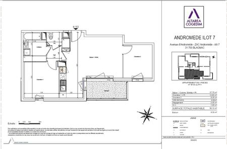 location Appartement T3 DE 58.1m² À BLAGNAC - Photo 5