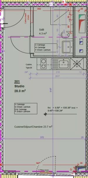Studio moderne proche du centre de Lausanne - Photo 2