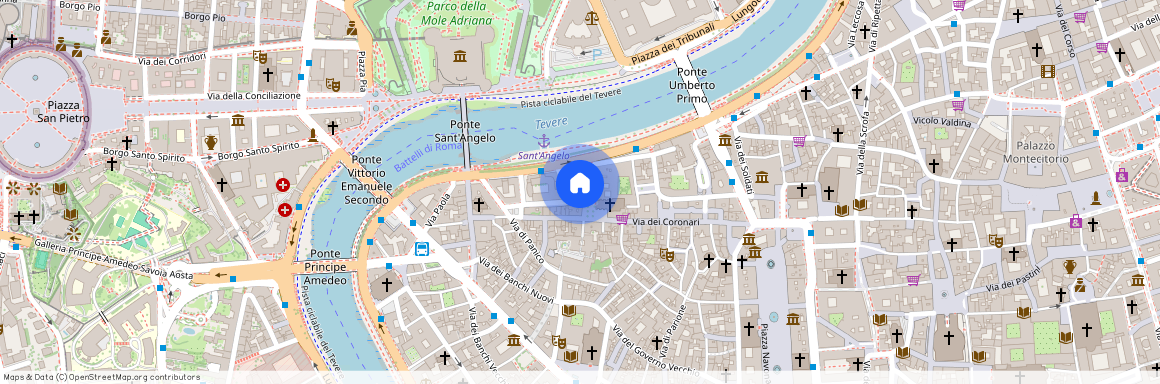 Piazza di San Salvatore in Lauro, Roma, RM, Italia, .ROMA