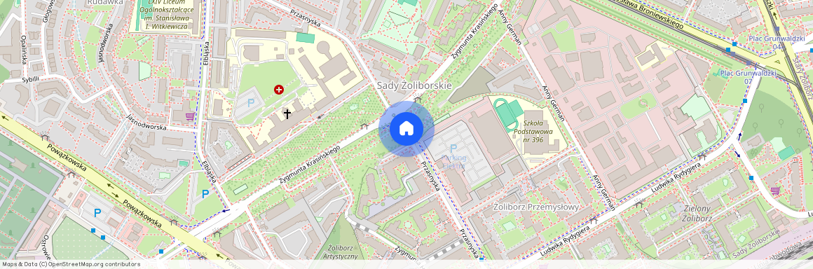 ul. Przasnyska, Sady Żoliborskie, Żoliborz, Warszawa, mazowieckie
