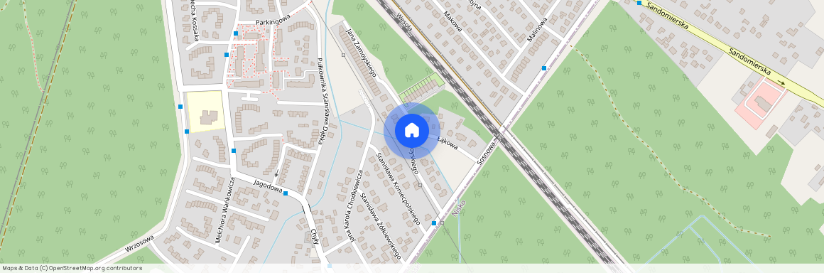 ul. Jana Zamoyskiego, Stalowa Wola, stalowowolski, podkarpackie