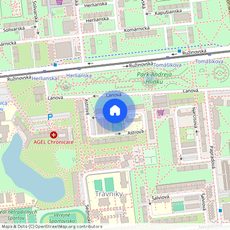 Šalviová, Rezedova, Narcisová, Astrová Bratislava II, Bratislavský kraj, Bratislava - Ružinov