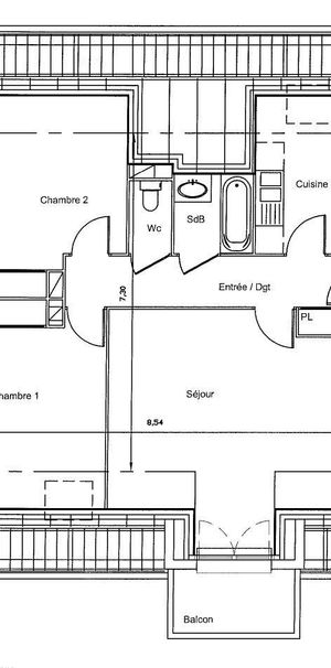 Location Appartement 3 pièces 60m² OIGNIES 62590 - Photo 2