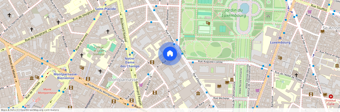 Appartement à louer rue Vavin, Paris 6ème