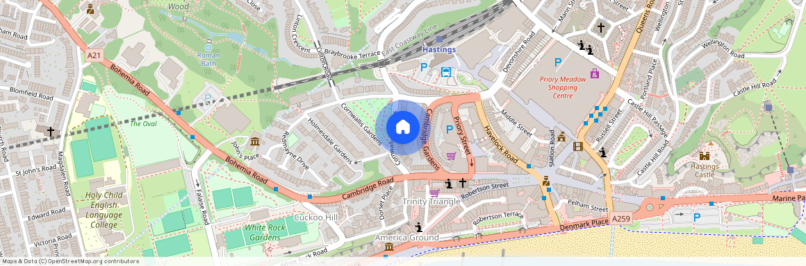 Cornwallis Gardens, Hastings TN34