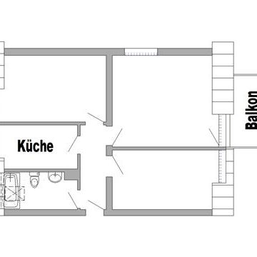 Top modernisiert: Ruhig gelegene 3-Zimmer Wohnung in der Wüste - Photo 2