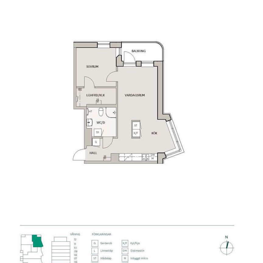 Öglegången 8, Västra Hamnen - Foto 1