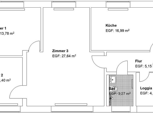 3 ZKB mit Loggia am Rothenberg! - Foto 1