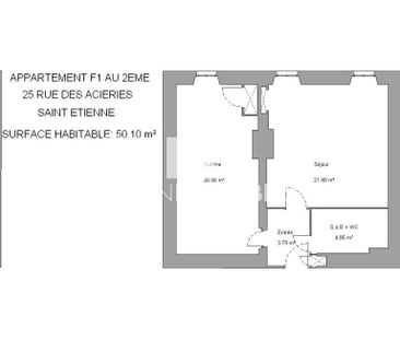 Location Appartement 2 pièces 46m² ST ETIENNE 42000 - Photo 6