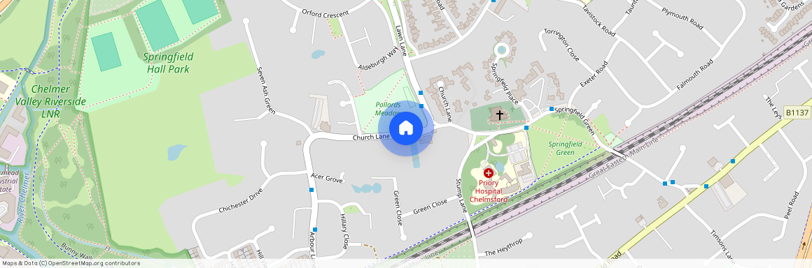 Church Lane, Springfield, Chelmsford, Essex, CM1