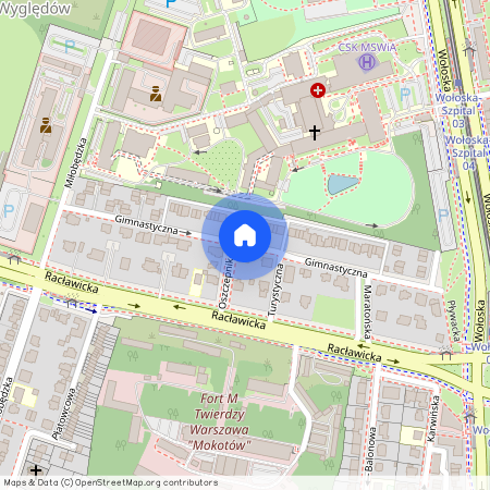 Warszawa, Mokotów, Gimnastyczna