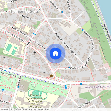 ul. Augustyna Necla, Kamienna Góra, Gdynia, pomorskie