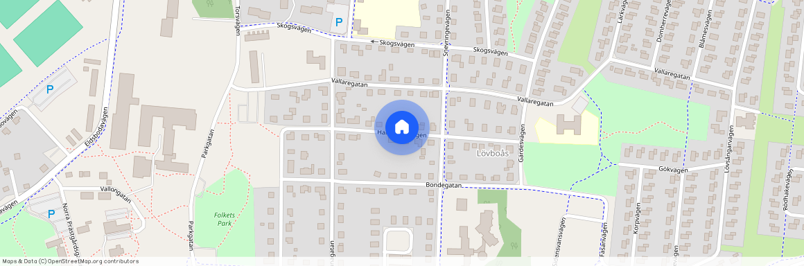 Hanstäppevägen, Hallstahammar